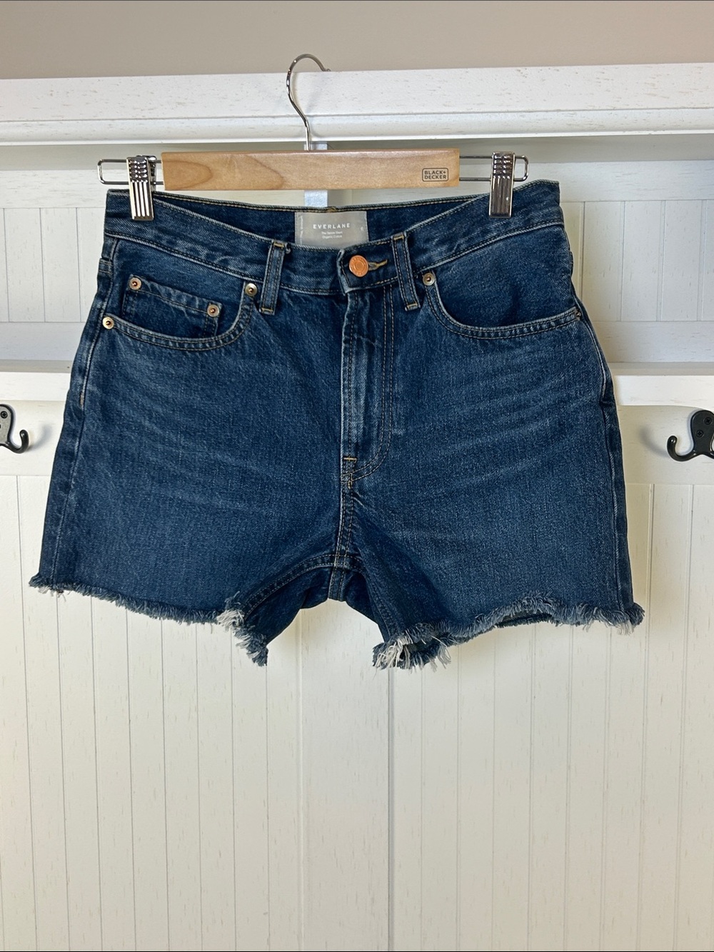 Everlane The Denim Short High Rise Raw Hem